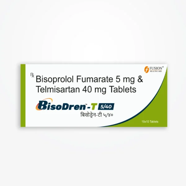BISODREN T 5/40 (Bisoprolol Fumarate 5 mg + Telmisartan 40 mg)