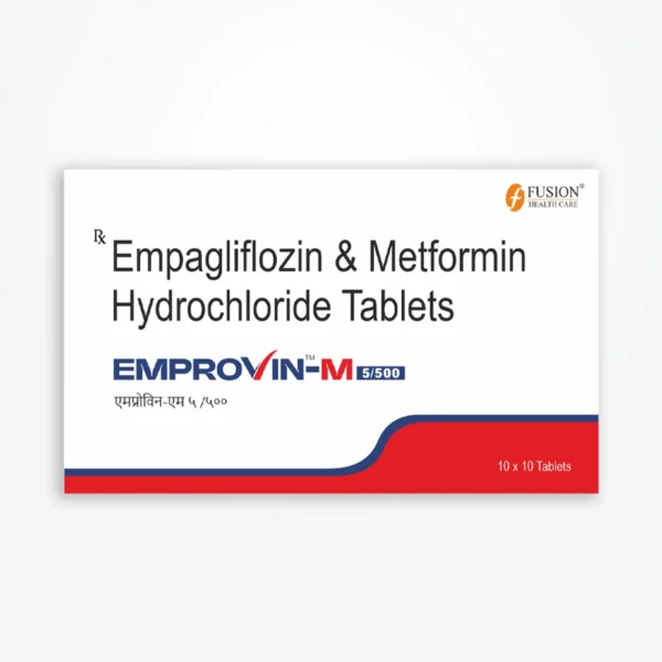 EMPROVIN M 5/500 (Empagliflozin 5 mg + Metformin 500 mg)