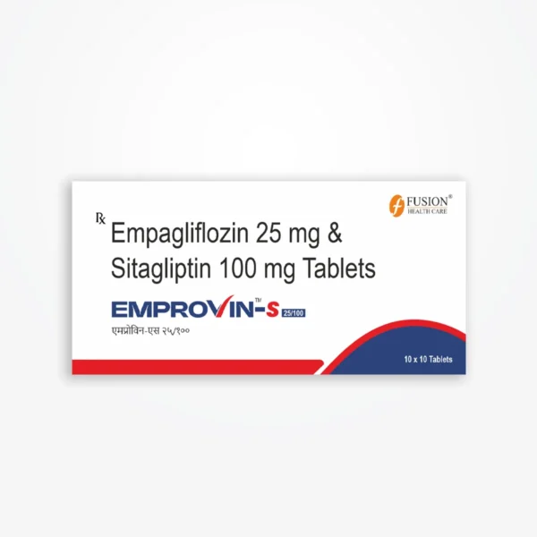 EMPROVIN S 25/100 (Empagliflozin 10 mg + Sitagliptin 100 mg)