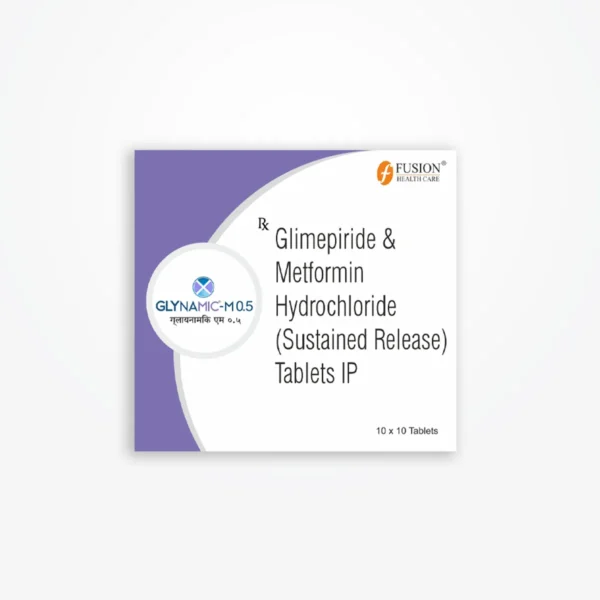 GLYNAMIC M 0.5 (Glimepride 0.5 mg + Metformin 500 mg)