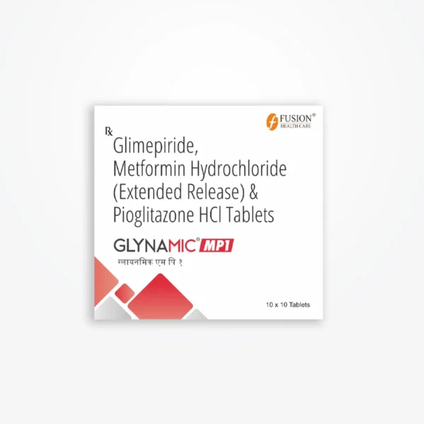 GLYNAMIC MP1 (Glimepiride 1 mg + Metformin 500 mg + Pioglitazone 15 mg)