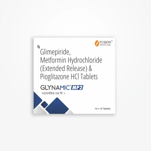GLYNAMIC MP2 (Glimepiride 2 mg + Metformin 500 mg + Pioglitazone 15 mg)