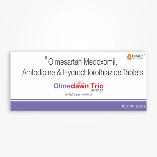 OLMEDAWN TRIO 40/5/12.5 (Olmesartan Medoxomil 40 mg + Amlodipine 5 mg + Hydrochlorothiazide 12.5 mg)