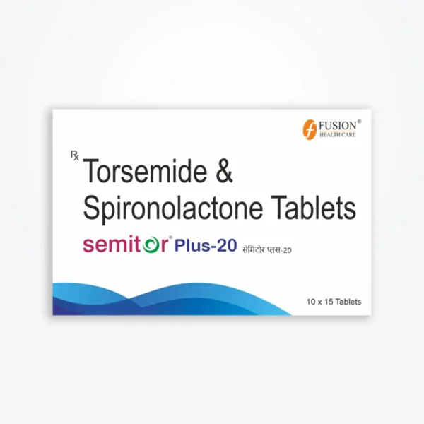 SEMITOR PLUS 20 (Torsemide 20 mg + Spironolactone 50 mg)