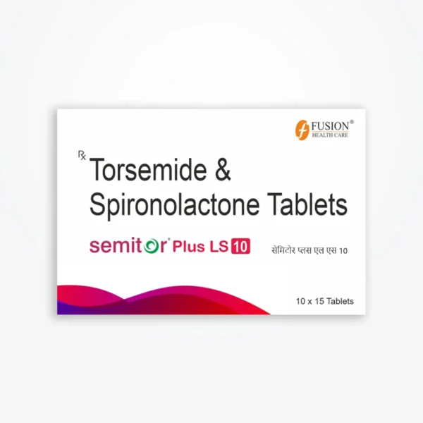 SEMITOR PLUS LS 10 (Torsemide 10 mg + Spironolactone 25 mg)