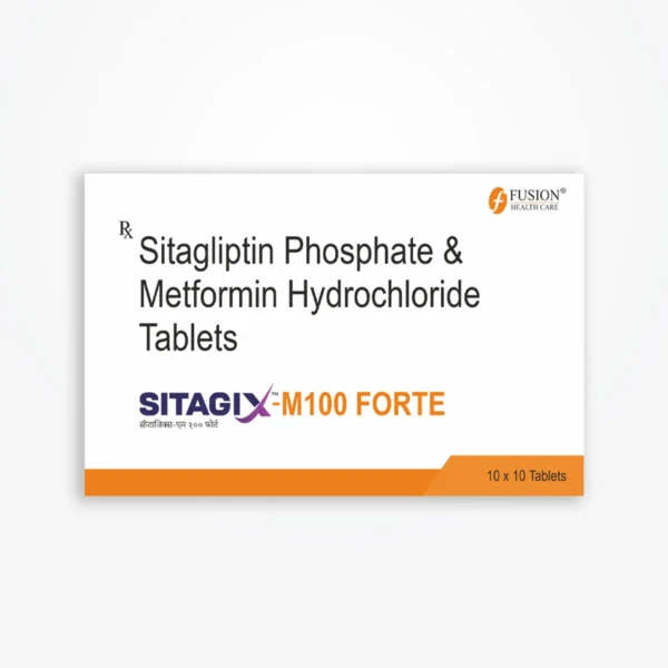 SITAGIX M 100 FORTE (Sitagliptin 100 mg + Metformin 1000 mg)