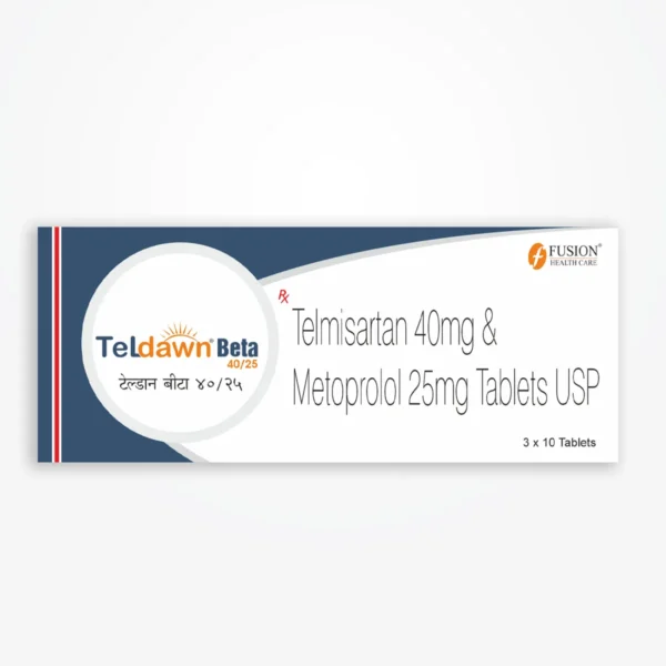 TELDAWN BETA 40/25 (Telmisartan 40 mg + Metaprolol 25 mg)