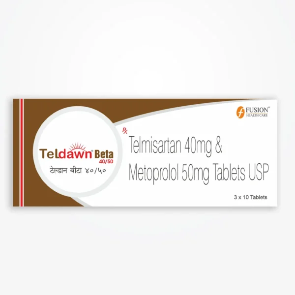 TELDAWN BETA 40/50 (Telmisartan 40 mg + Metaprolol 50 mg)