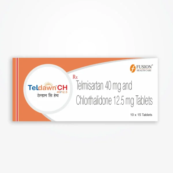 TELDAWN CH 40/12.5 (Telmisartan 40 mg + Chlorthalidone 12.5 mg)