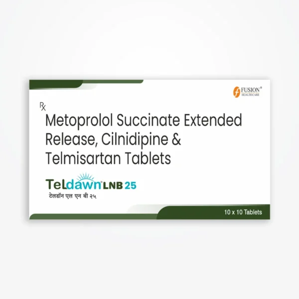 TELDAWN LNB 25 (Metrprolol Succinate 25 mg + Cilnidipine 10 mg + Telmisartan 40 mg)