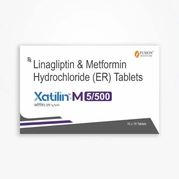XATILIN M 5/500 (Linagliptin 5 mg + Metformin Hydrochloride 500 mg)