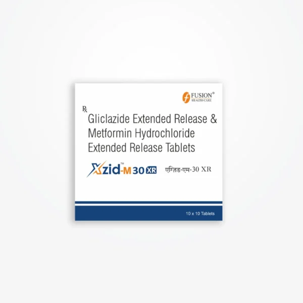 XZID M 30 XR (Gliclazide 30 mg + Metformin 500 mg)