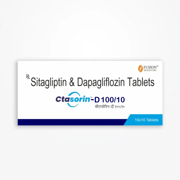 CTASORIN D 100/10 (Sitagliptin 100 mg + Dapagliflozin 10 mg)