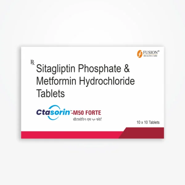 CTASORIN M 50 FORTE (Sitagliptin 50 mg + Metformin 1000 mg)