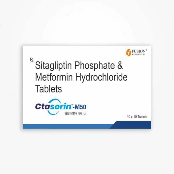 CTASORIN M 50 (Sitagliptin 50 mg + Metformin 500 mg)